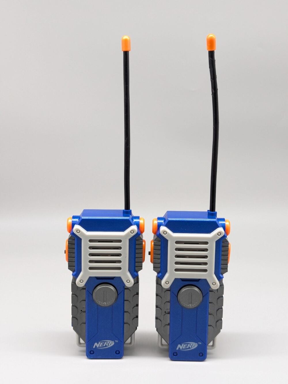 Hasbro 2017 Nerf Walkie Talkies Team Communication Clip On Tested Working